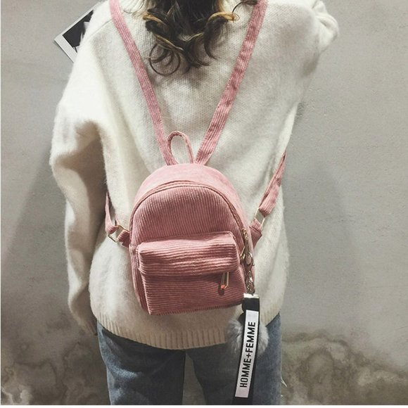 FEMALE MINI LIGHT GRAY BACKPACK - Picture 4 of 16